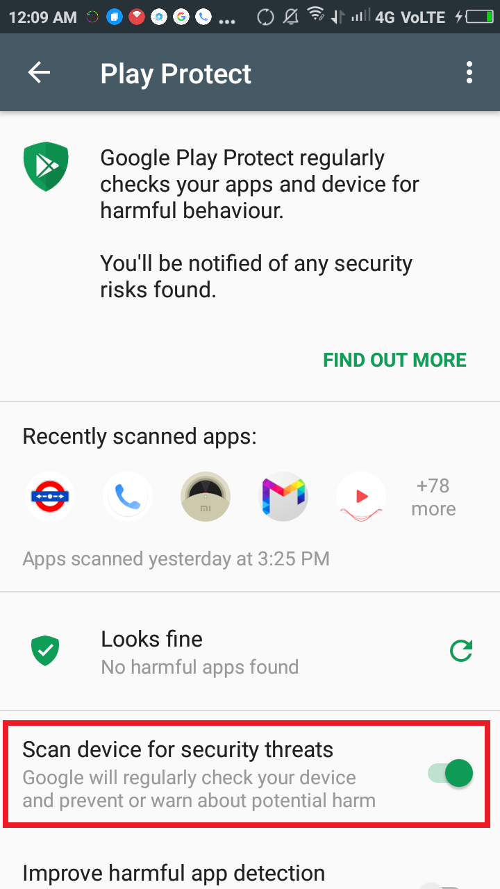 google play protect Cashpati